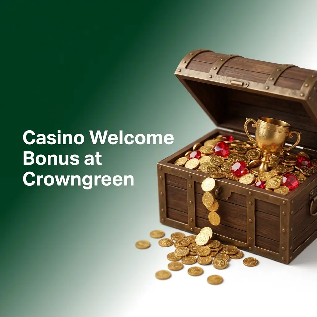 Crowngreen casino welcome bonus offering 100% match up to CAD 1,500 plus 100 Free Spins for new Canadian players