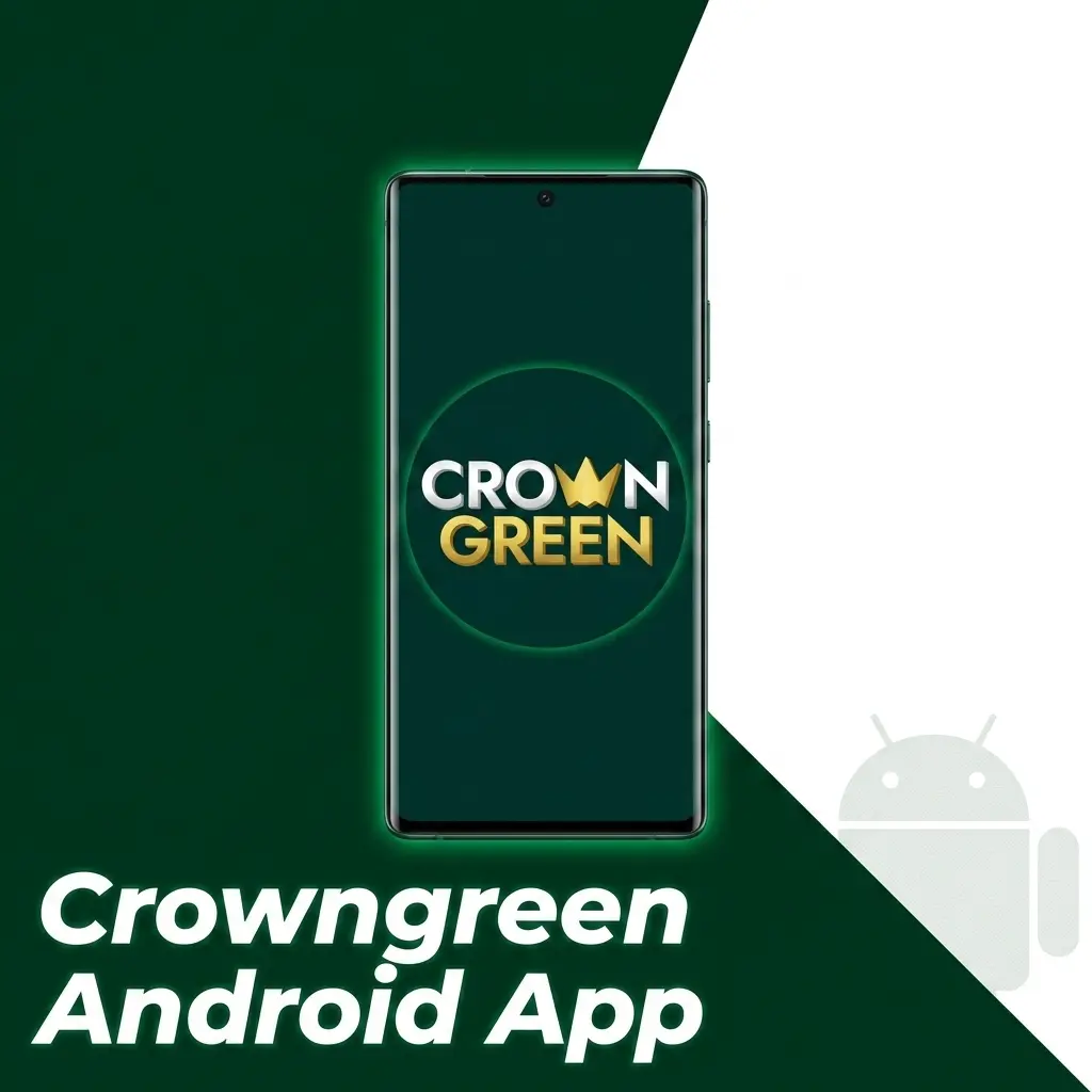 Crowngreen Android app installation guide showing APK download and setup steps for Android 6.0 and above devices