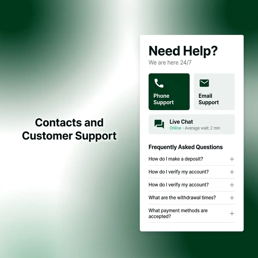 Crowngreen customer support team available 24/7 via live chat, email, and FAQ knowledge base for Canadian players