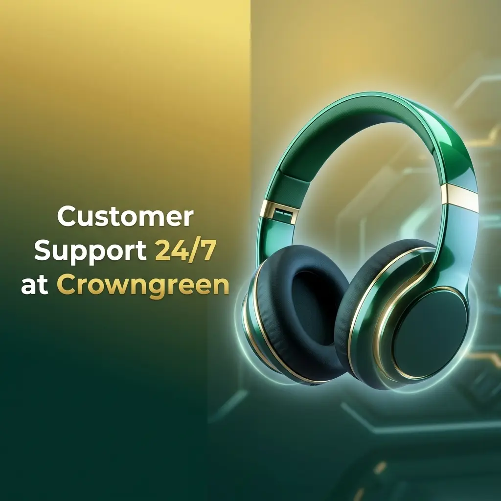 Crowngreen casino 24/7 customer support team helping Canadian players with live chat and email assistance