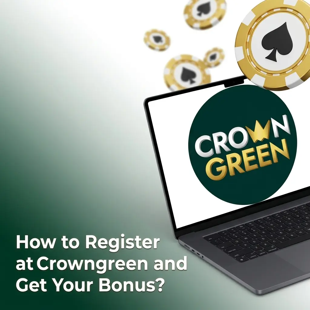 Crowngreen casino registration steps showing account creation form and welcome bonus of 100% up to CAD 1,500 plus 100 free spins