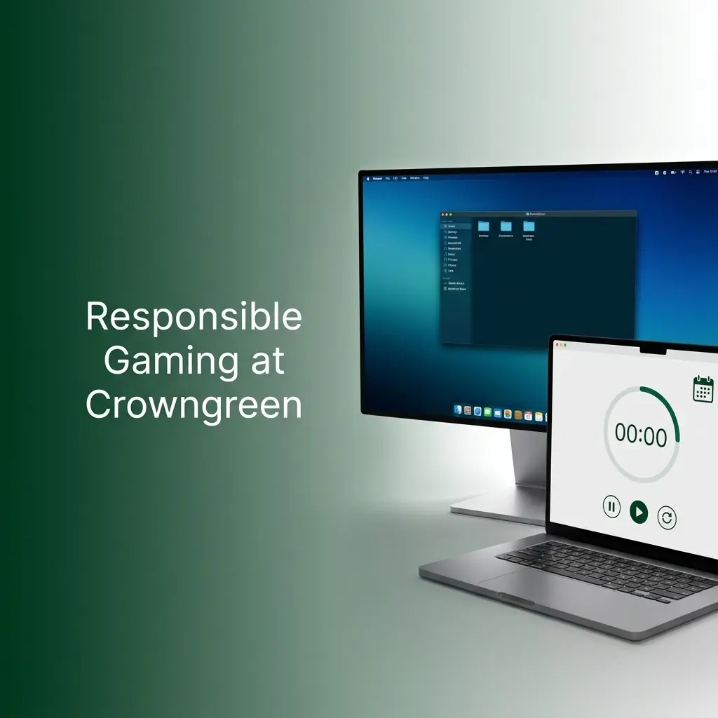 Crowngreen responsible gaming tools including deposit limits, cool-off periods, and self-exclusion options for Canadian players